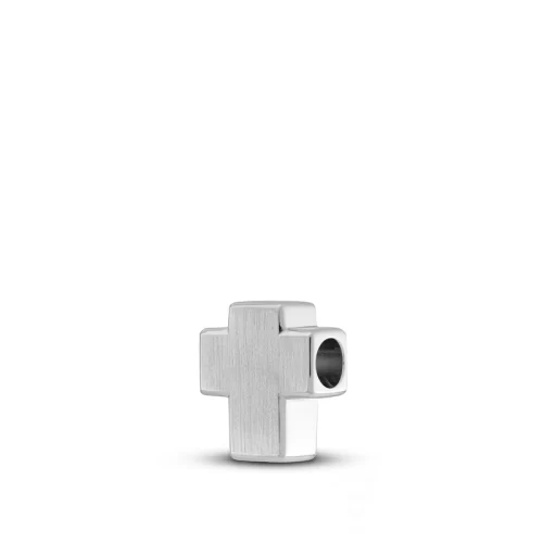 Memorial Bead Charm - Cross Shape