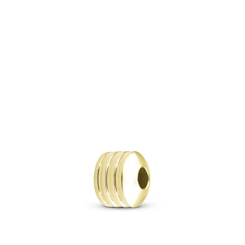 Memorial Bead Charm - Ribbed
