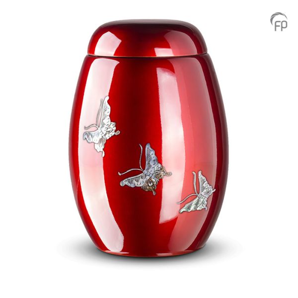 Butterfly Design Fibreglass Urn