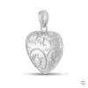 Heart Shaped Pendant With Engraved Design