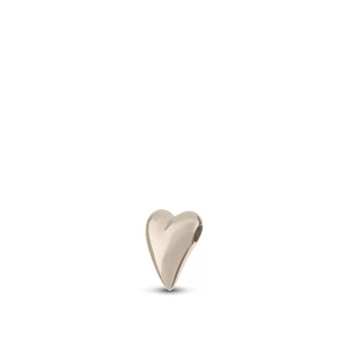 Curved Love Heart Style Pendant
