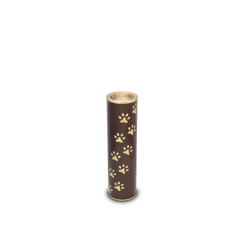 Metal Pet Candle Holder With Paw Print