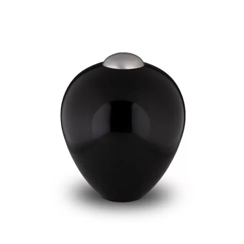 Amore Cremation Urn - Onyx And Silver