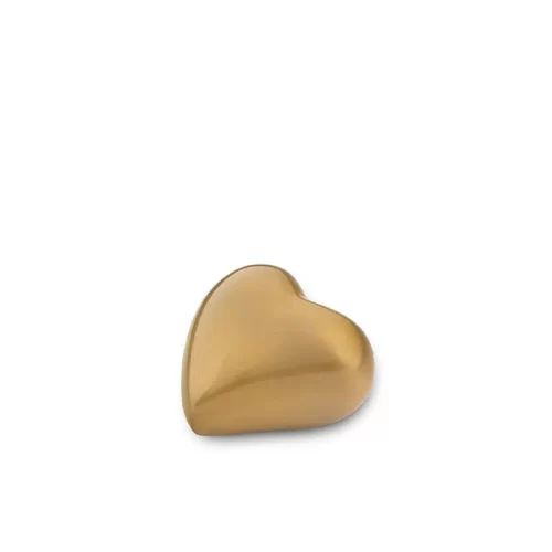 Metal Heart Ashes Keepsake