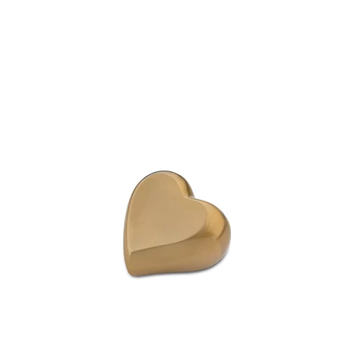 Gold Matte Edition Heart Ashes Keepsake
