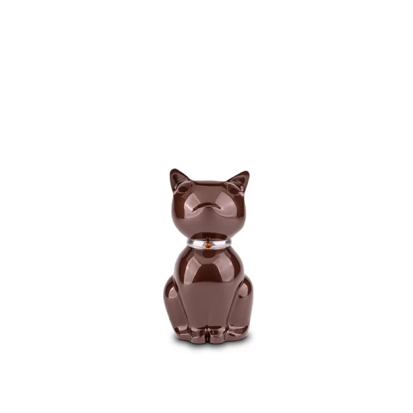 Cat Shaped Metal Pet Urn - Image 4