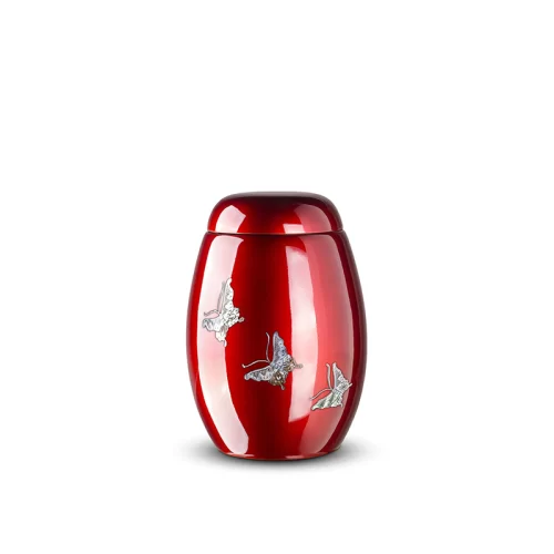 Butterfly Design Fibreglass Urn