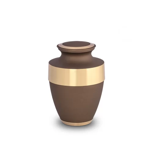 Bronze And Gold Metal  Adult Urn