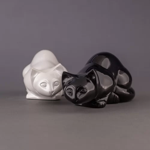 Pouncing Cat Pet Urn