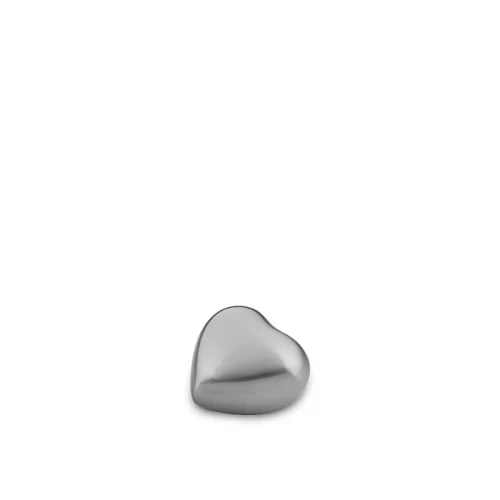 Metal Heart Ashes Keepsake