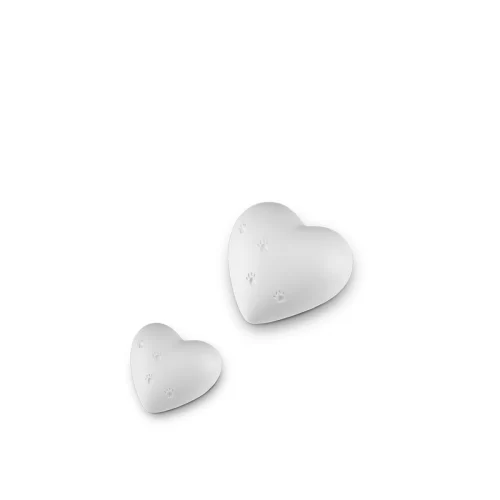 Heart-Shaped Ceramic Pet Urn