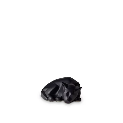 Ceramic Laying Cat Urn