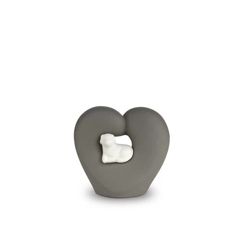 Porcelain Dog Pet Urn
