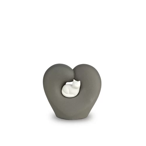 Porcelain Cat Pet Urn